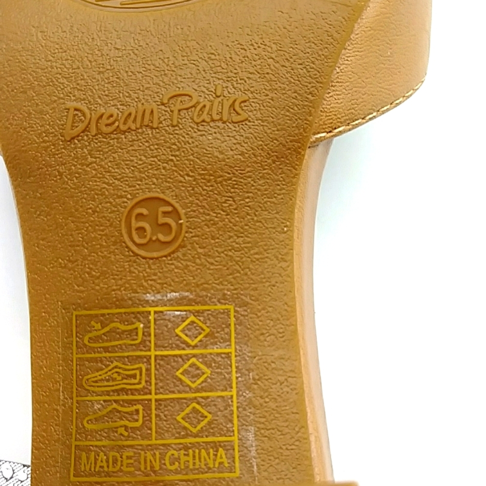 🐪HP! Nude Heel Pumps w/Strap by Dream Pairs. Size 6.5 - Picture 6 of 16
